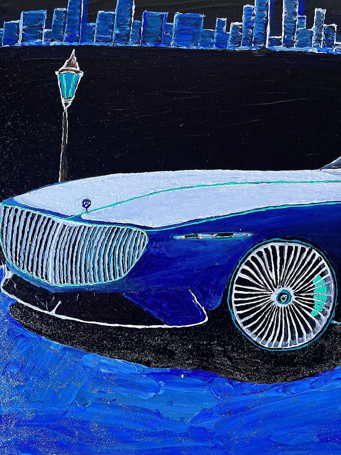 Maybach Mansory Blue Art